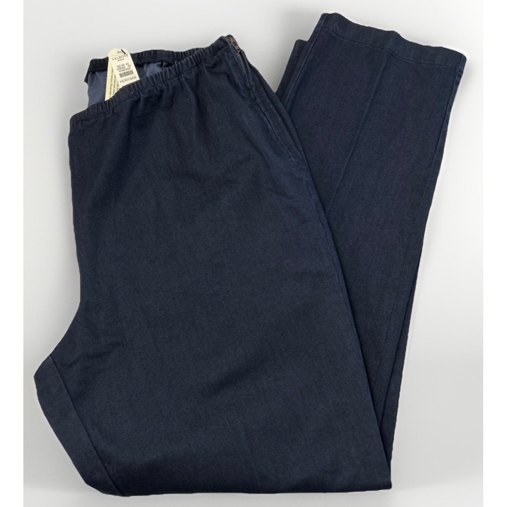 NWT Women's Talbots Heritage Elastic Waist Side Zip Jeans‎ Sz 16 New Stretch